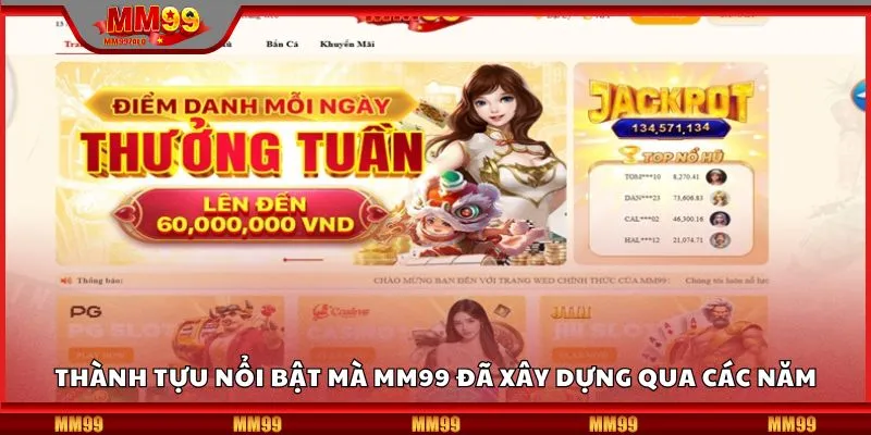 Thành tựu nổi bật mà MM99 đã xây dựng qua các năm